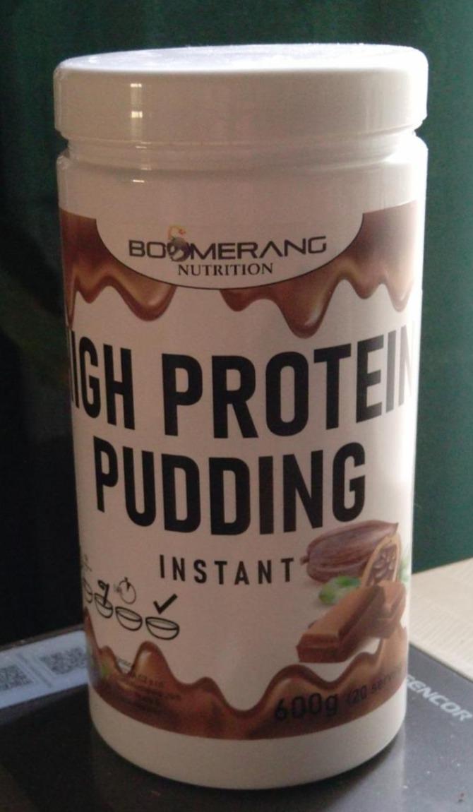 Fotografie - High protein pudding instant Boomerang Nutrition