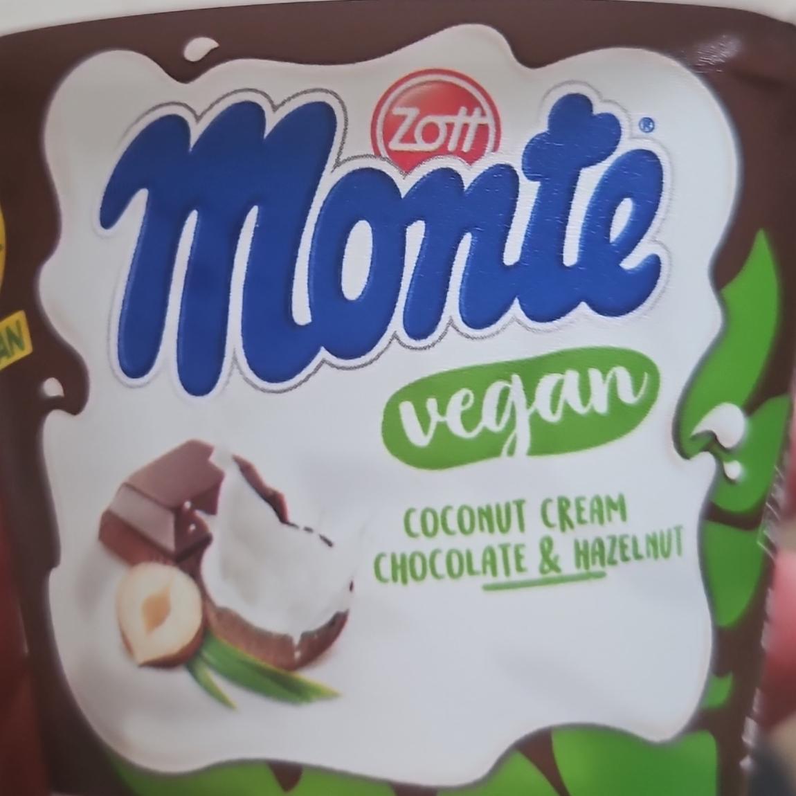 Fotografie - Monte vegan coconut cream chocolate & hazelnut Zott