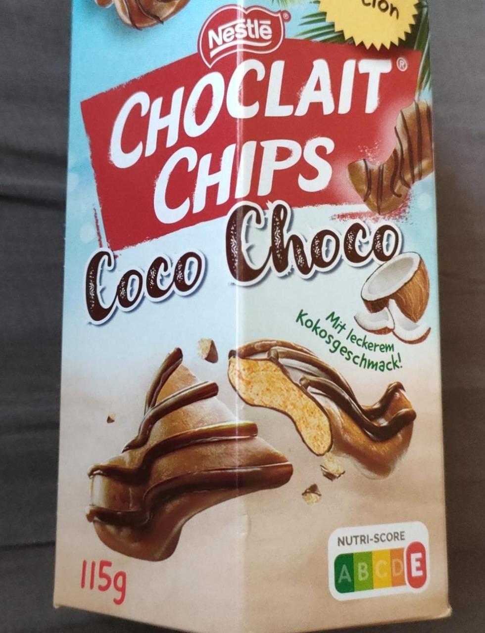 Fotografie - Choclait chips coco choco Nestlé