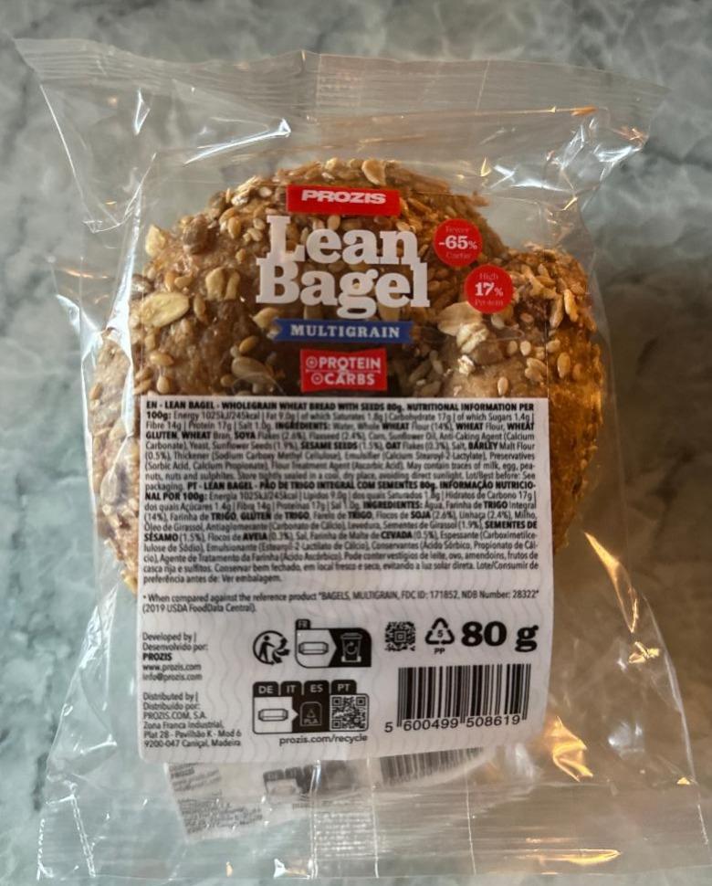 Fotografie - Prozis Lean Bagel Multigrain