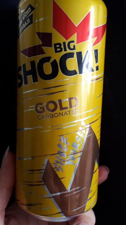 Fotografie - Gold energy drink Big Shock