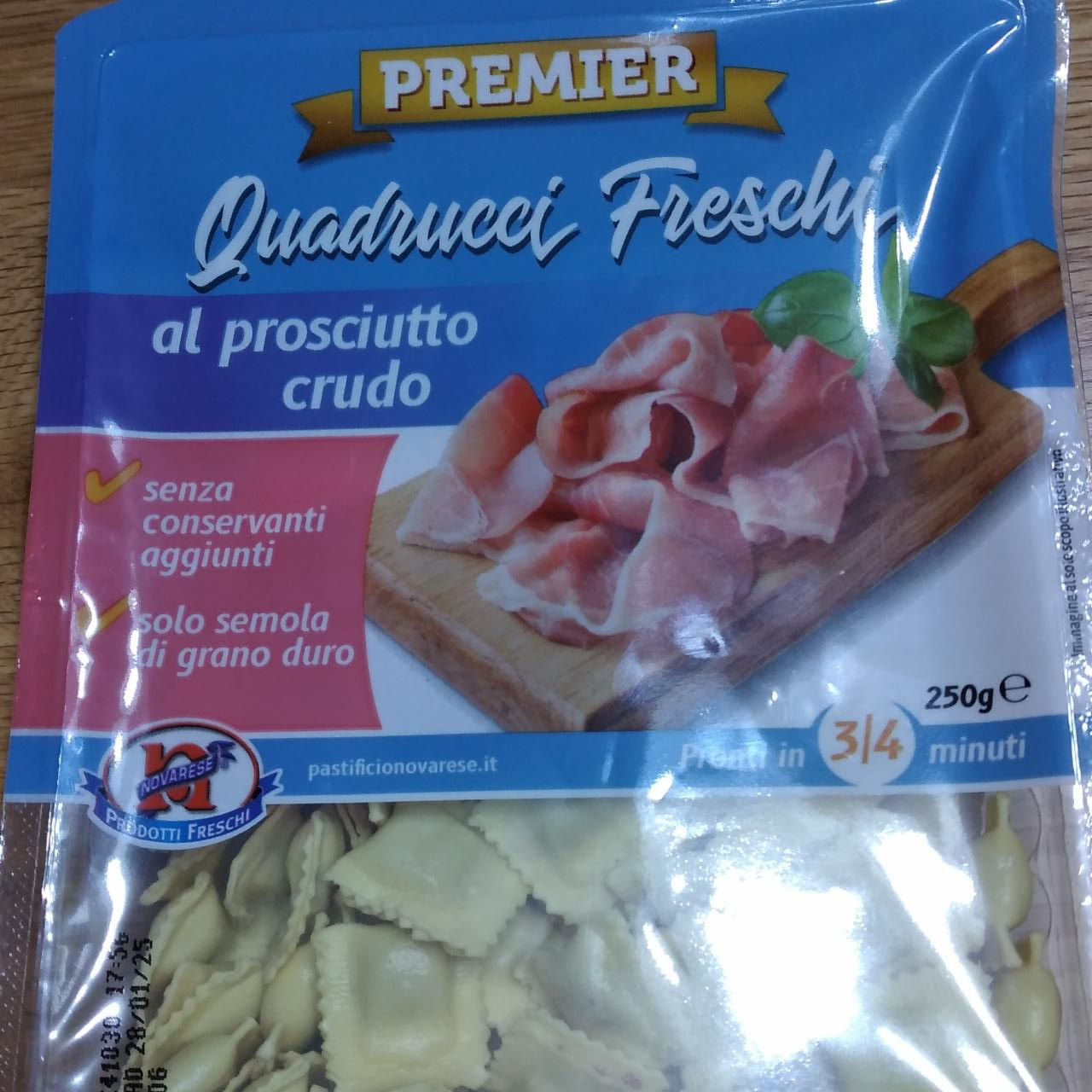 Fotografie - Quadrucci freschi al prosciutto crudo PREMIER