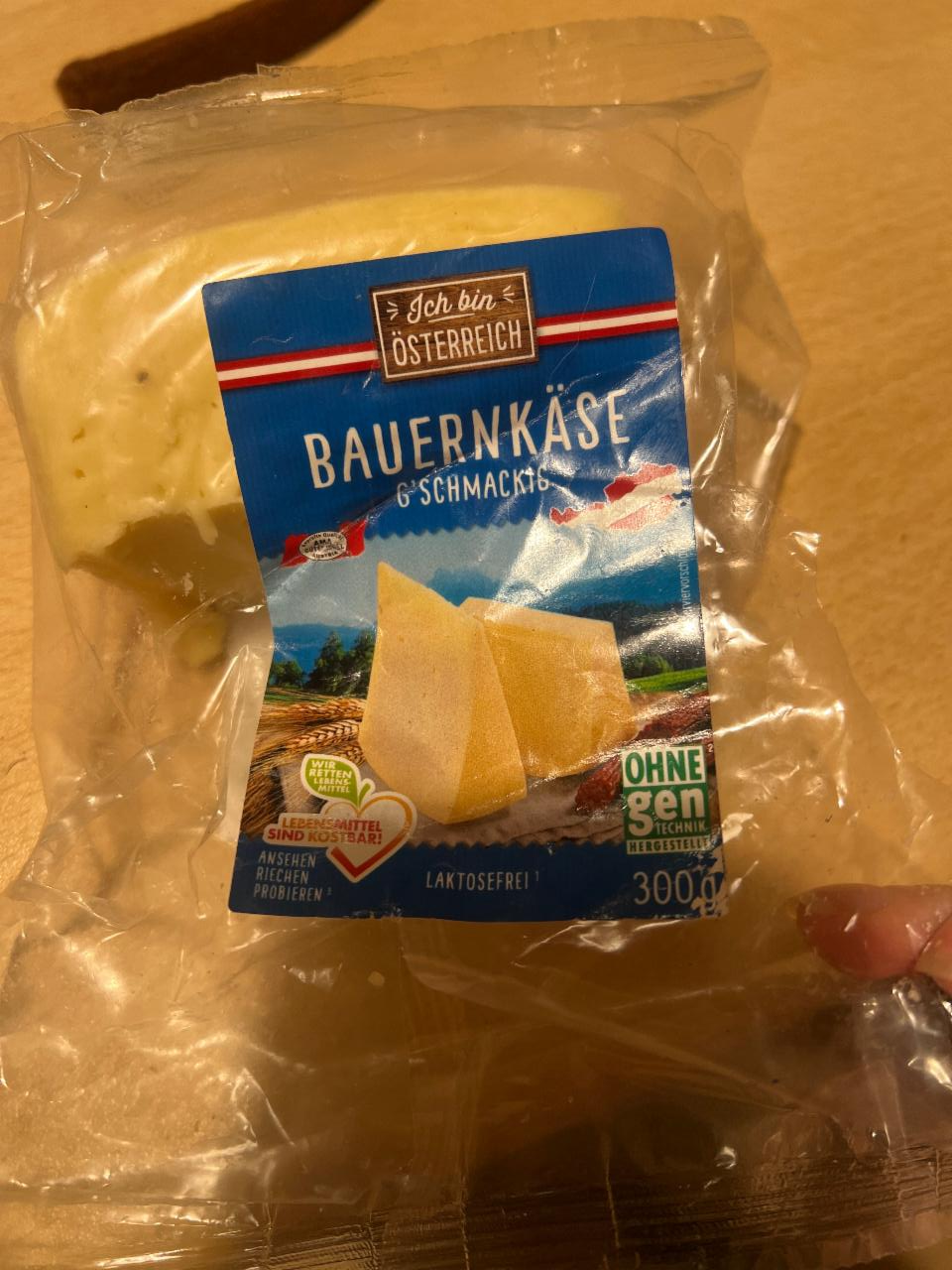 Fotografie - Bauernkäse laktosefrei Ich bin Österreich