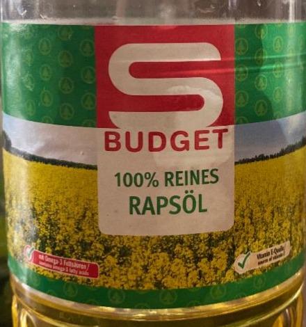 Fotografie - 100% reines rapsöl S Budget