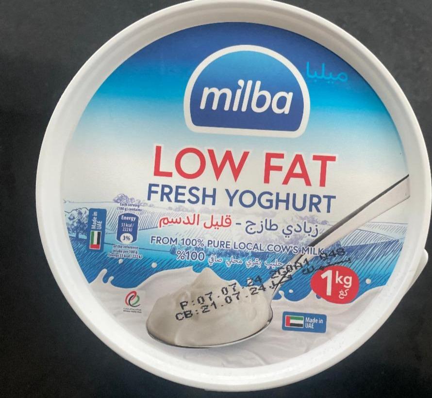 Fotografie - Low fat fresh yoghurt Milba