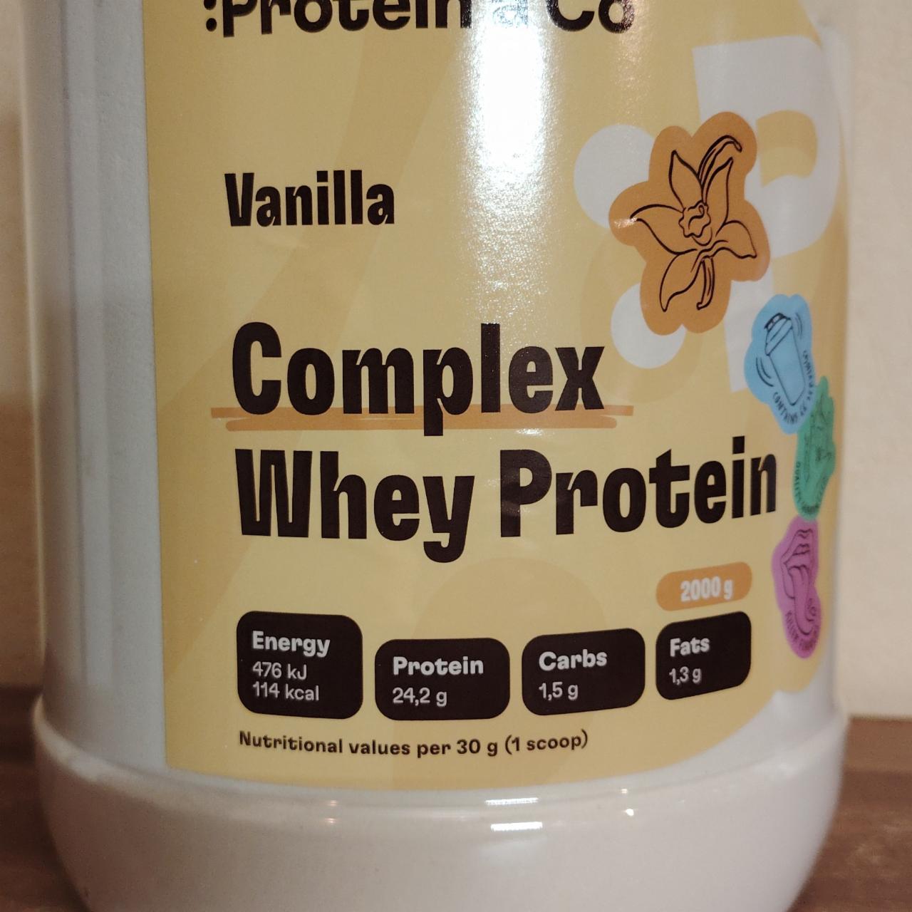 Fotografie - Complex whey protein vanilla Protein & Co.