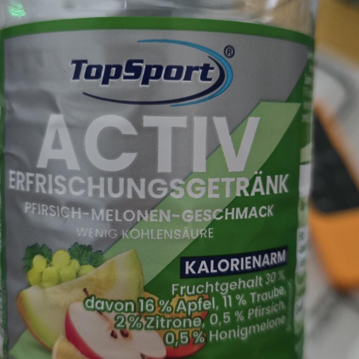 Fotografie - Activ pfirsich-melone-geschmack TopSport