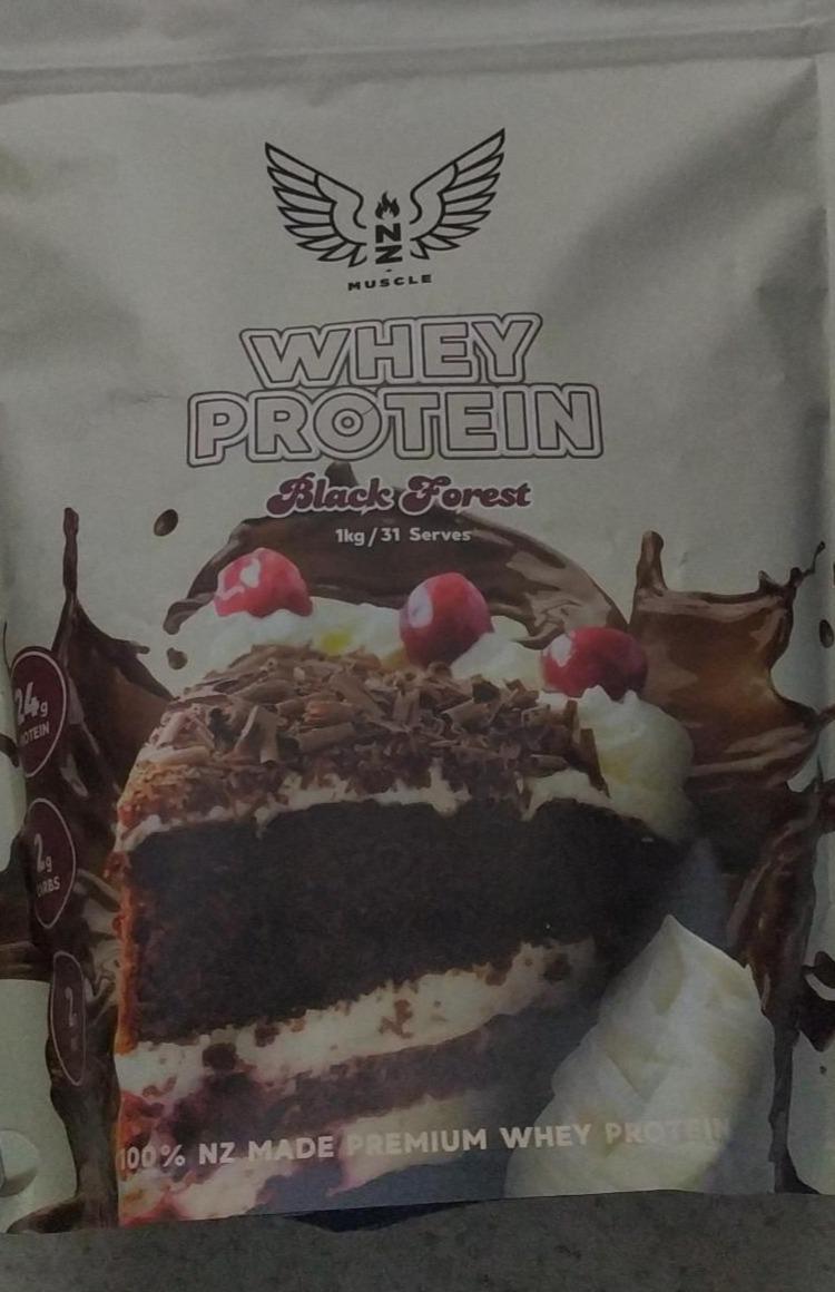 Fotografie - Whey protein black forest NZ Muscle