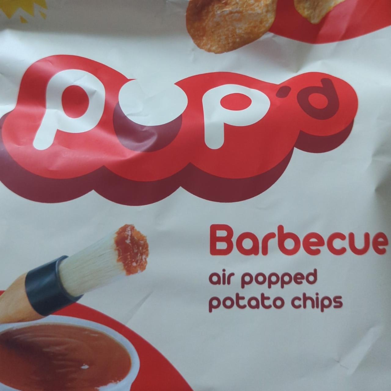 Fotografie - Barbecue air popped potato chips Pop'd