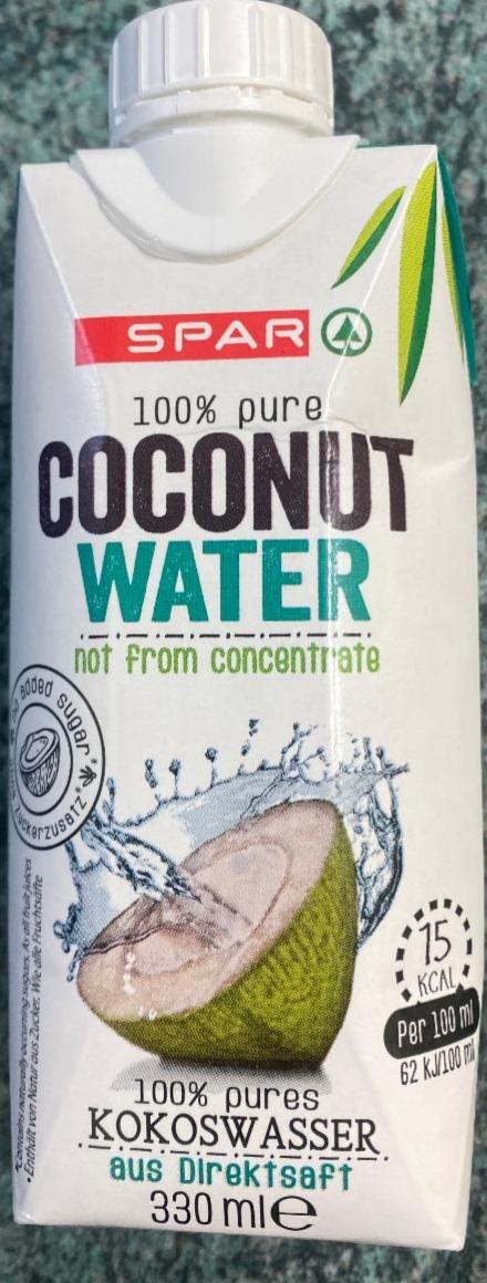 Fotografie - 100% pure coconut water Spar