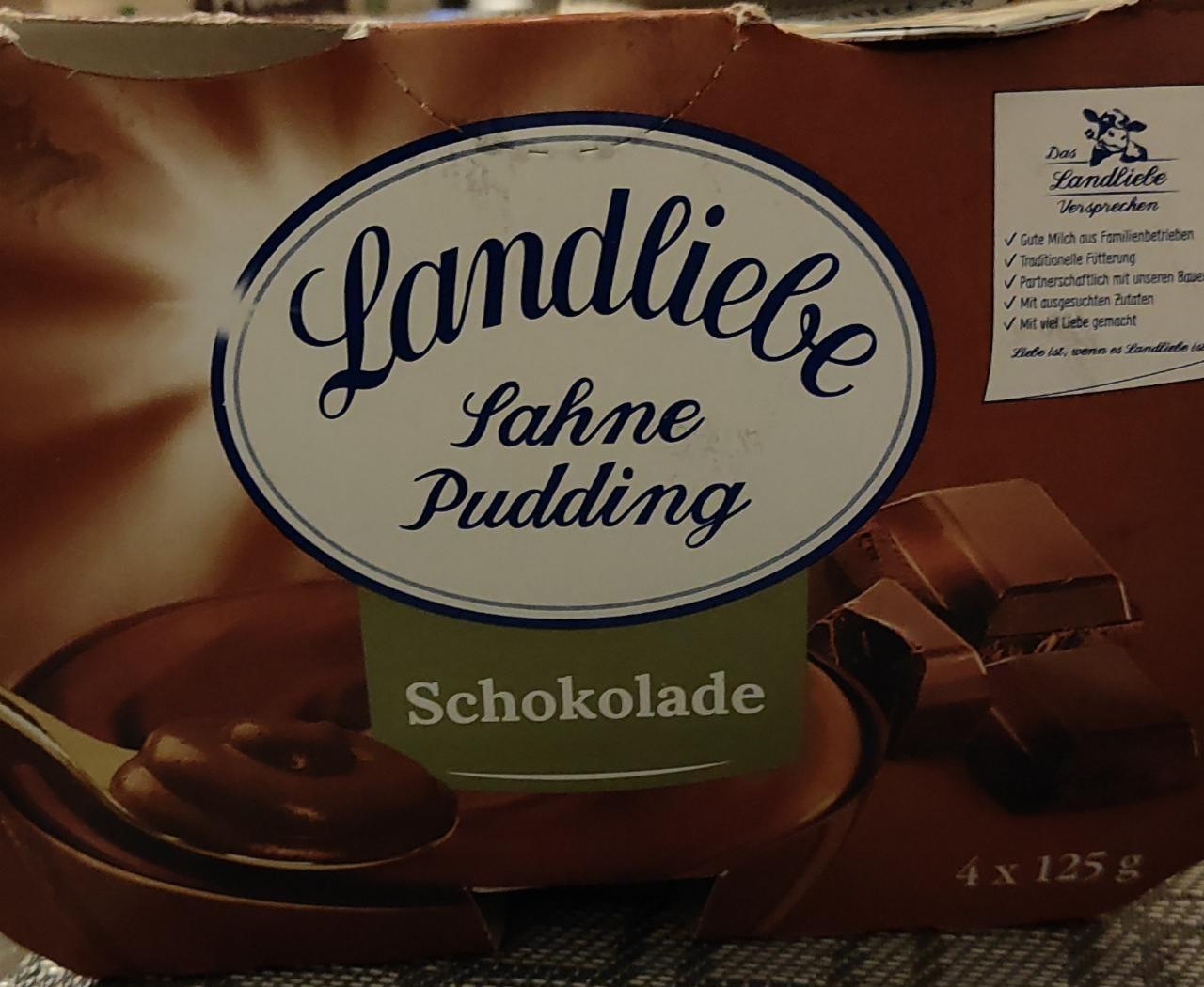 Fotografie - Sahne pudding schokolade Landliebe