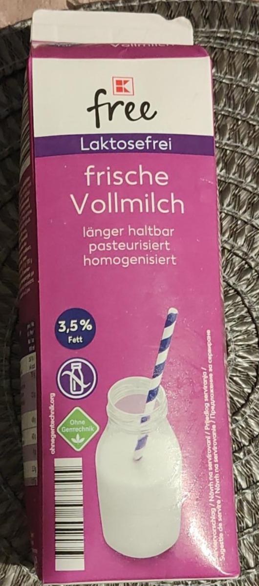 Fotografie - Laktosefrei frische vollmilch 3,5% fett K-Free