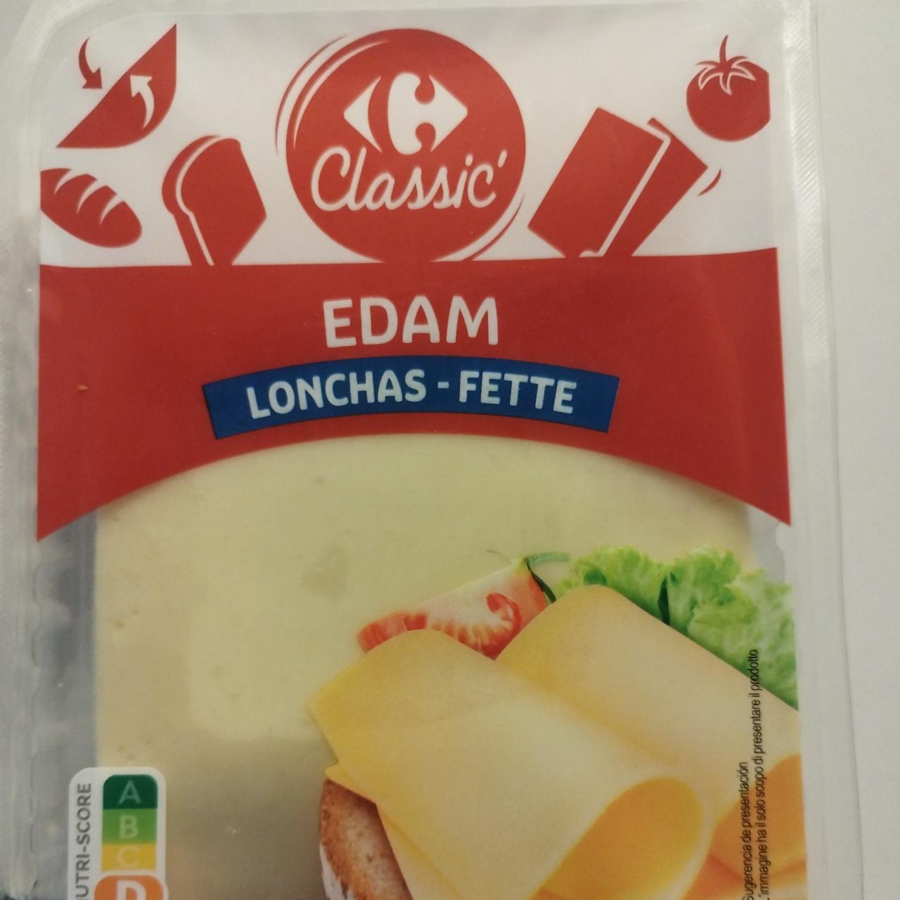 Fotografie - Edam lonchas fette Carrefour Classic