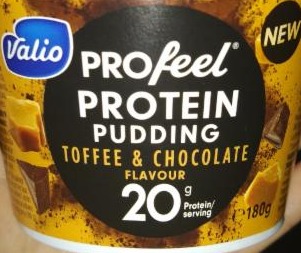 Fotografie - Profeel Protein Pudding 20g Toffee & Chocolate flavour Valio