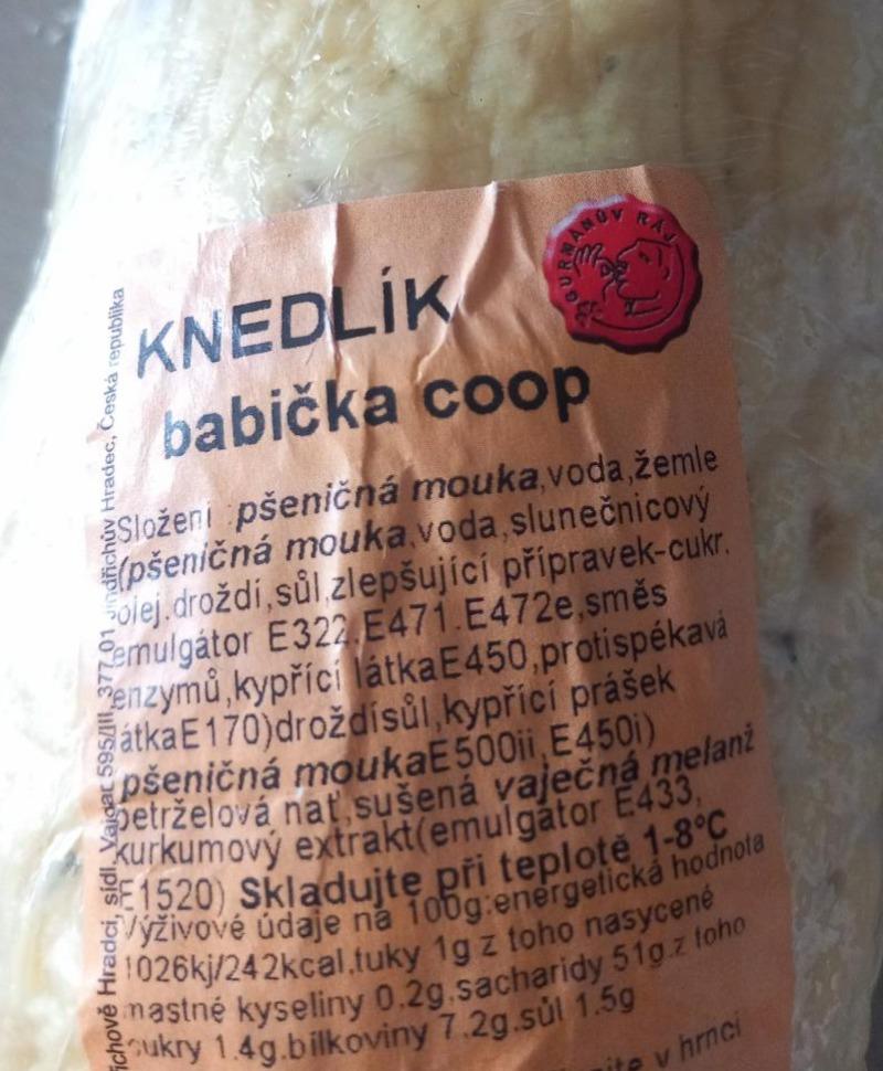 Fotografie - Knedlík babička coop Gurmánův ráj