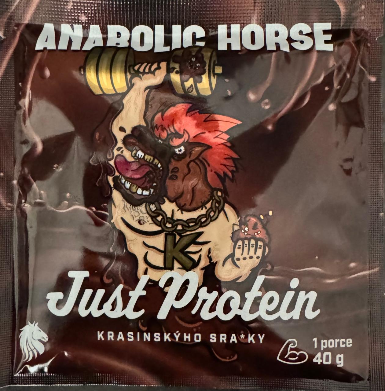 Fotografie - Just Protein Krasinskýho sra*ky Anabolic Horse