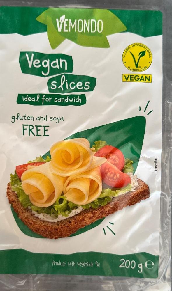 Fotografie - Vegan slices ideal for sandwich Vemondo