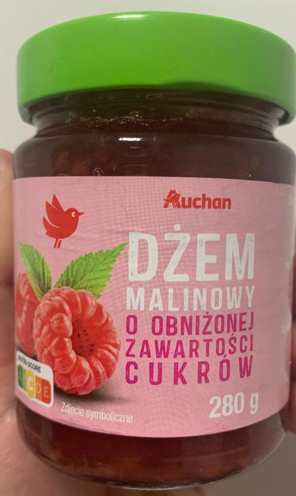 Fotografie - Dżem Malinowy o obniżonej zawartości cukru Auchan