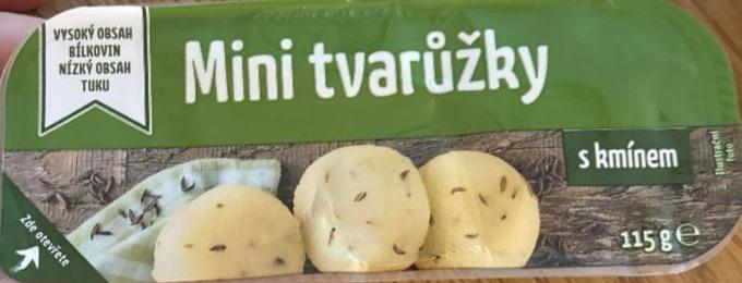 Fotografie - Mini tvarůžky s kmínem Lidl