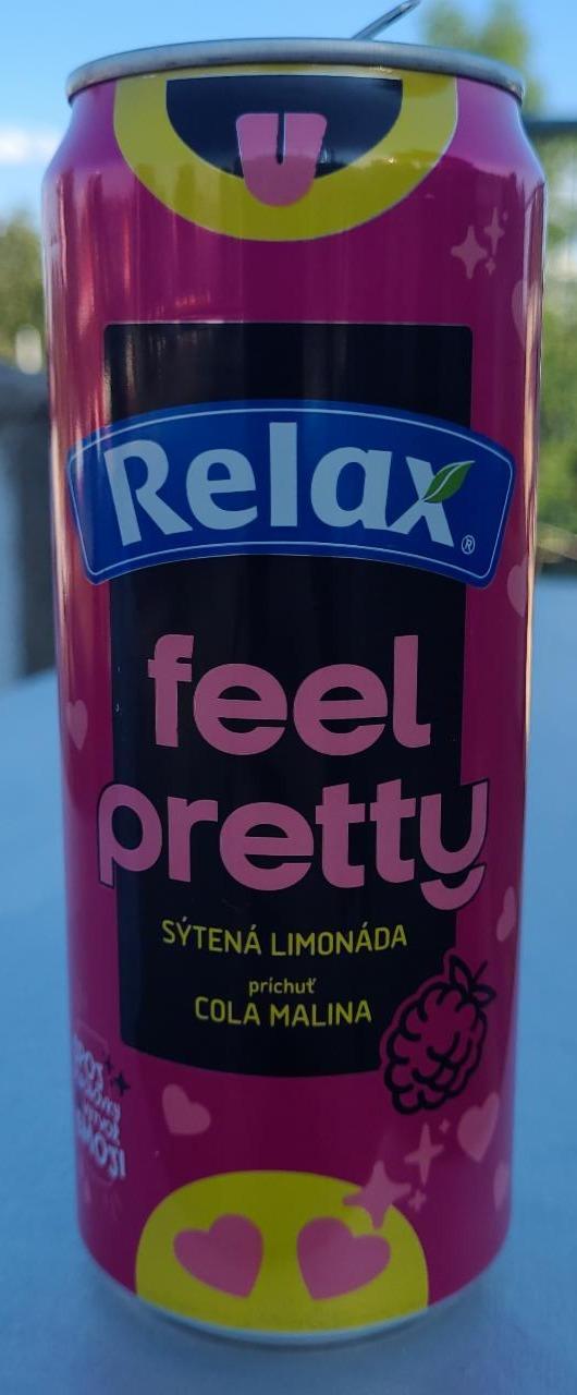 Fotografie - Sycená limonáda příchuť cola malina feel pretty Relax