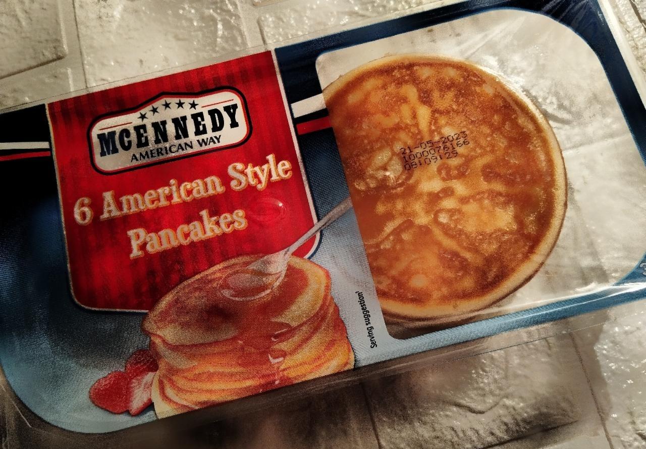 6 American Style Pancakes McEnnedy Way - a nutriční kJ kalorie, hodnoty American