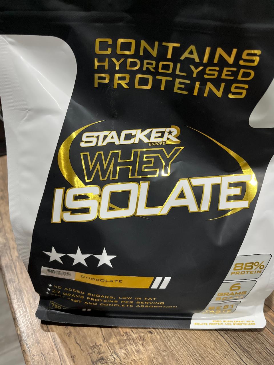 Fotografie - Stacker2 Europe Whey Isolate Chocolate 90% Protein