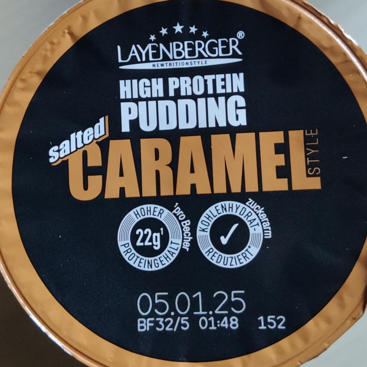 Fotografie - High protein pudding salted caramel Layenberger