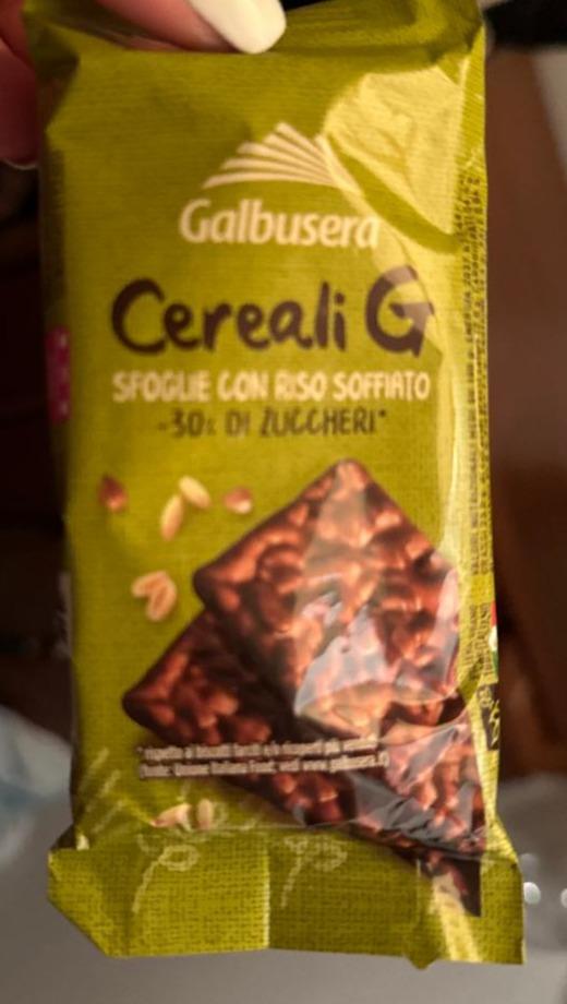 Fotografie - Cereali G sfoglie con riso soffiato Galbusera