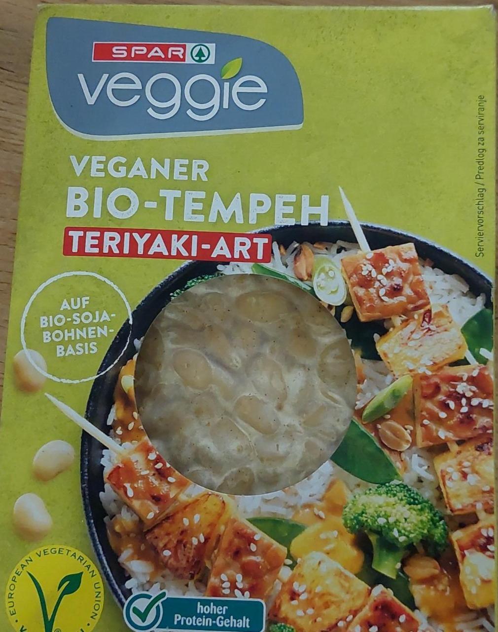 Fotografie - Veganer bio-tempeh teriyaki-art Spar veggie