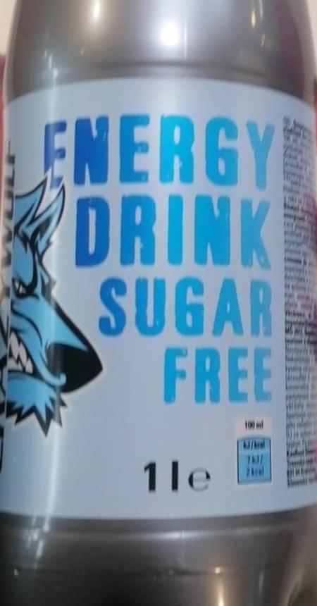 Fotografie - Energy drink sugar free Crazy Wolf