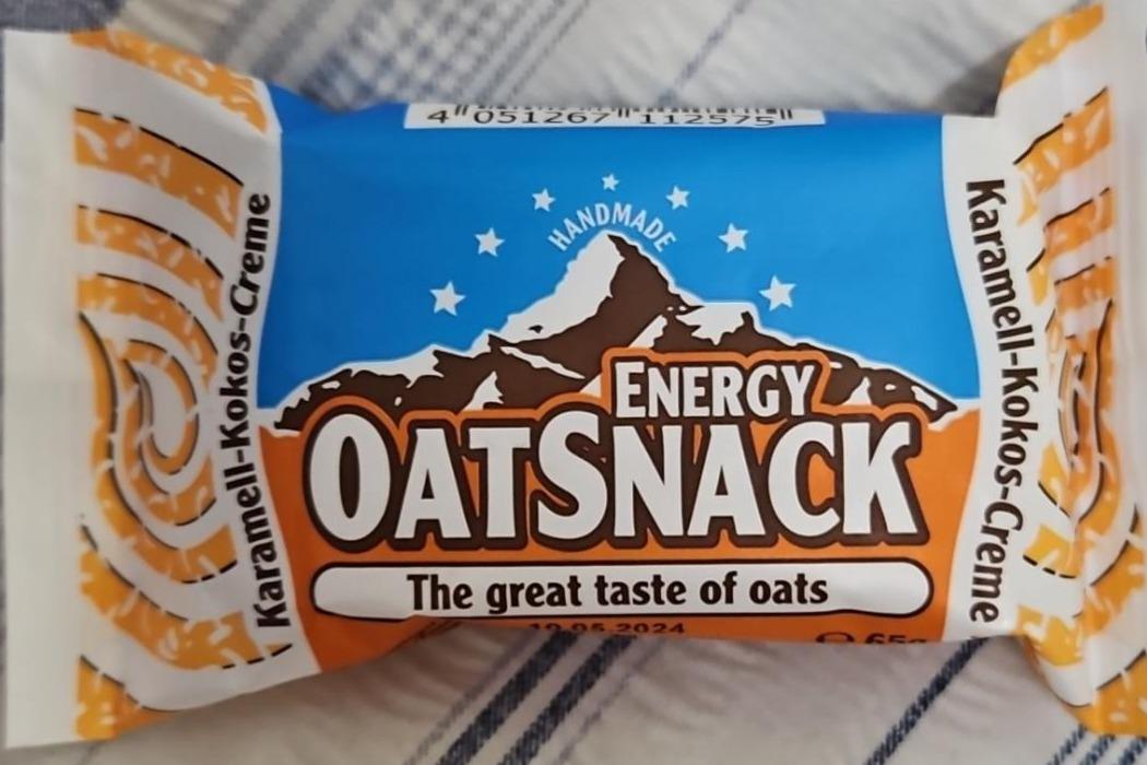 Fotografie - Energy oatsnack karamell-kokos-creme OatSnack