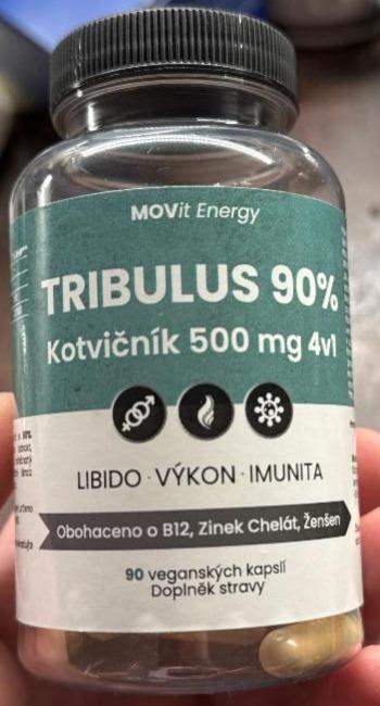 Fotografie - Tribulus 90% kotvičník 500mg MOVit energy