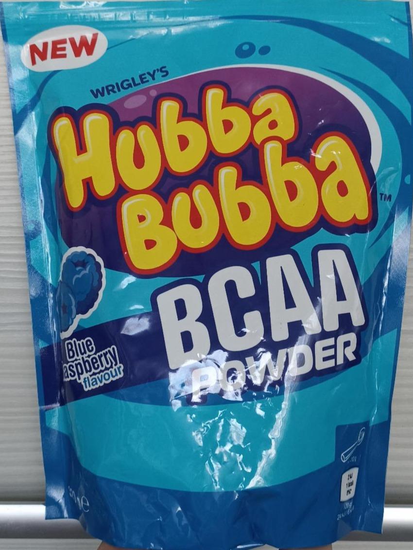 Fotografie - Hubba bubba BCAA powder blue raspberry flavour Wrigley´s