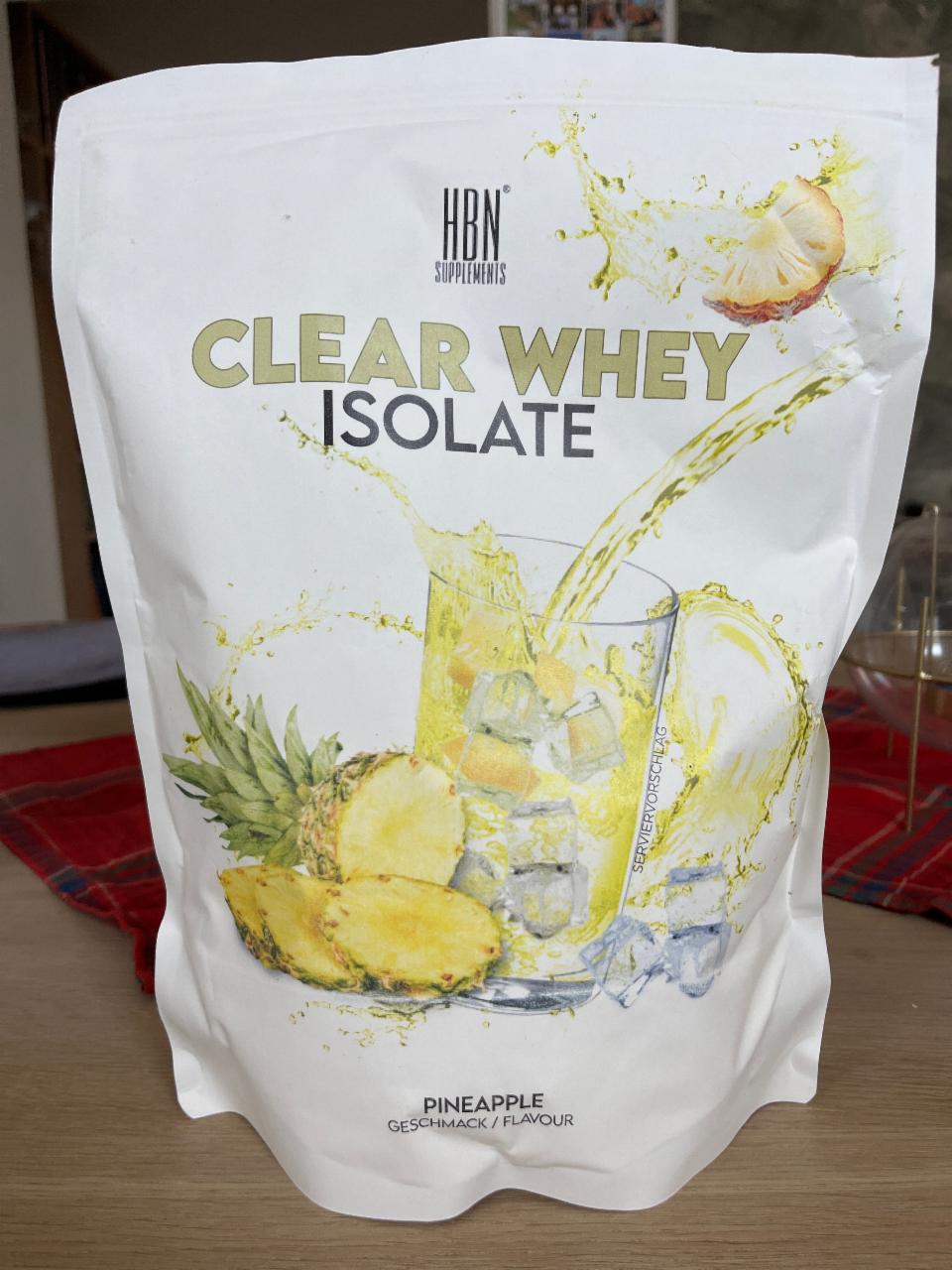 Fotografie - Clear whey isolate pineapple HBN Supplements