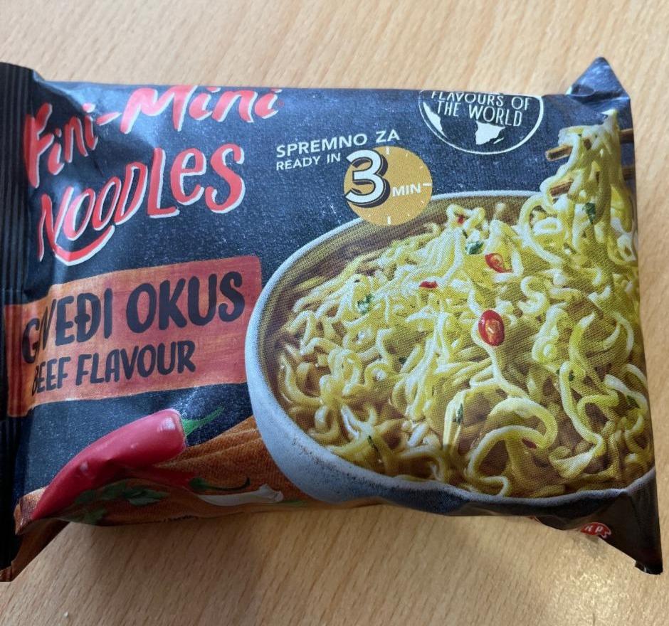 Fotografie - Fini-Mini Noodles Beef flavour Podravka