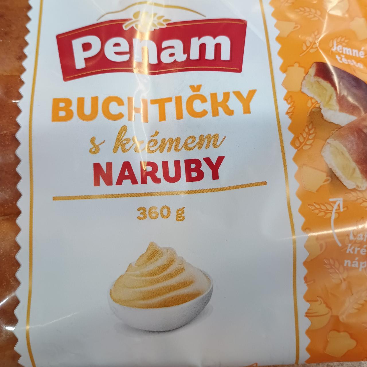 Fotografie - Buchtičky s krémem naruby Penam