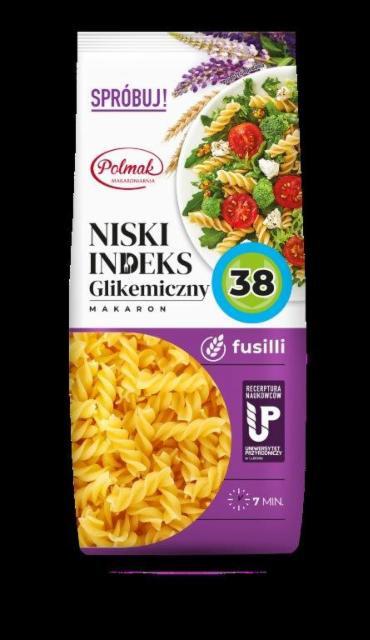 Fotografie - Makaron fusilli niski indeks glikemiczny Polmak makaroniarnia