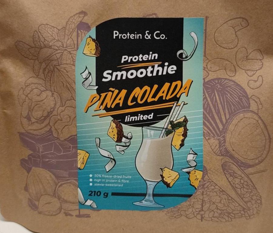 Fotografie - Protein smoothie piňa colada limited Protein & Co.