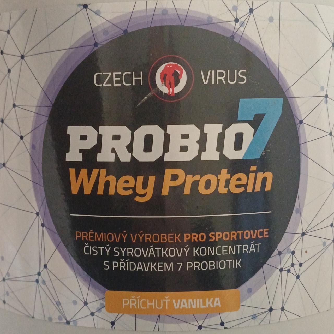 Fotografie - Probio7 whey protein příchuť vanilka Czech Virus