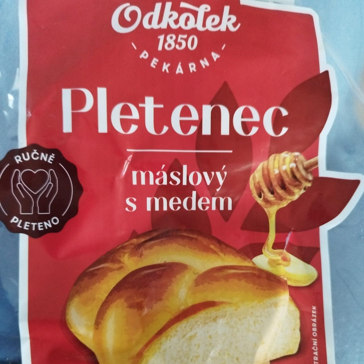 Fotografie - Pletenec máslový s medem Odkolek