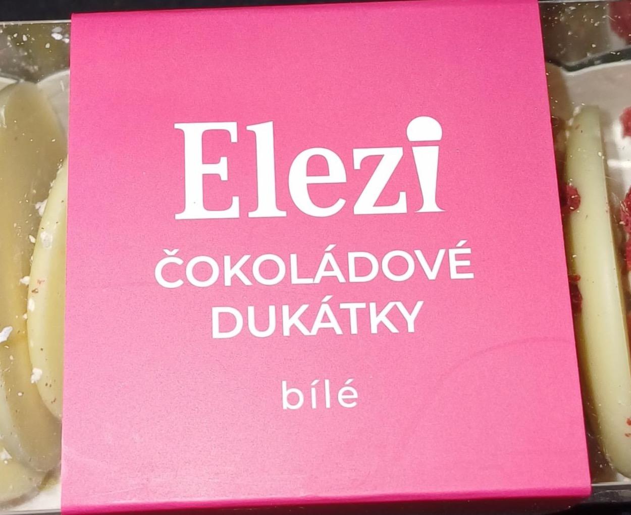 Fotografie - Čokoládové dukátky bílé Elezi