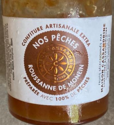 Fotografie - Confiture artisanale extra nos pêches Roussanne de Monein