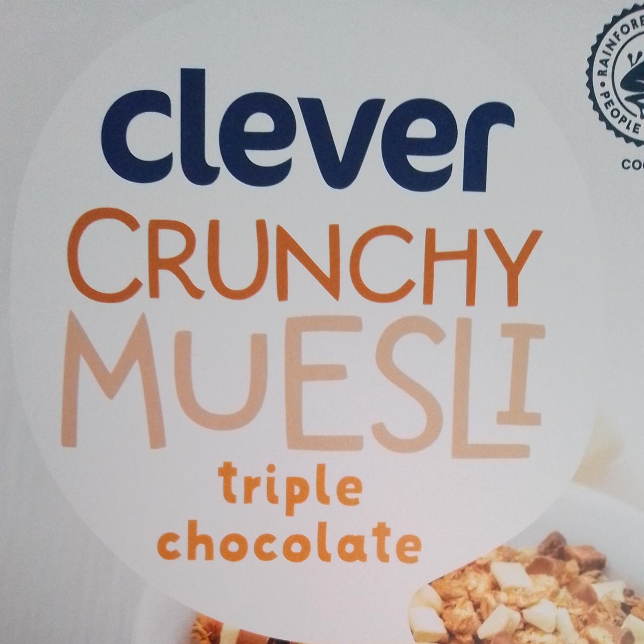 Fotografie - Crunchy muesli triple chocolate Clever