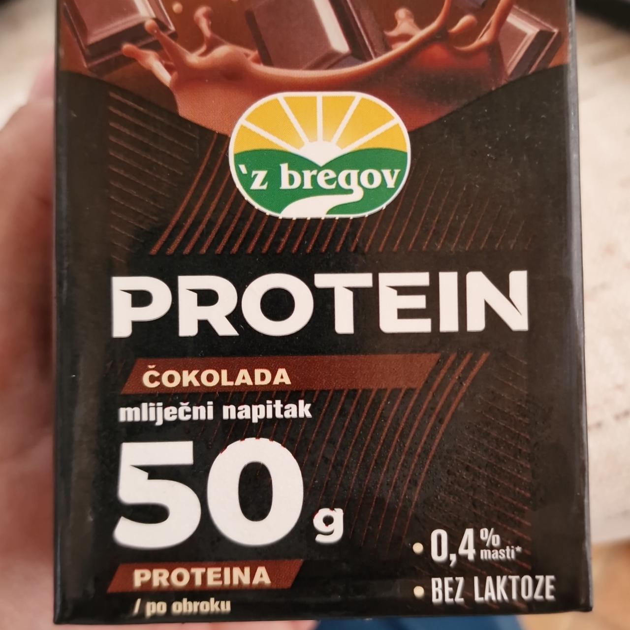 Fotografie - Protein čokolada mliječni napitak 'z bregov