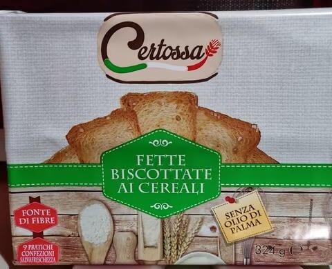 Fotografie - Fette biscottate ai cereali Certossa