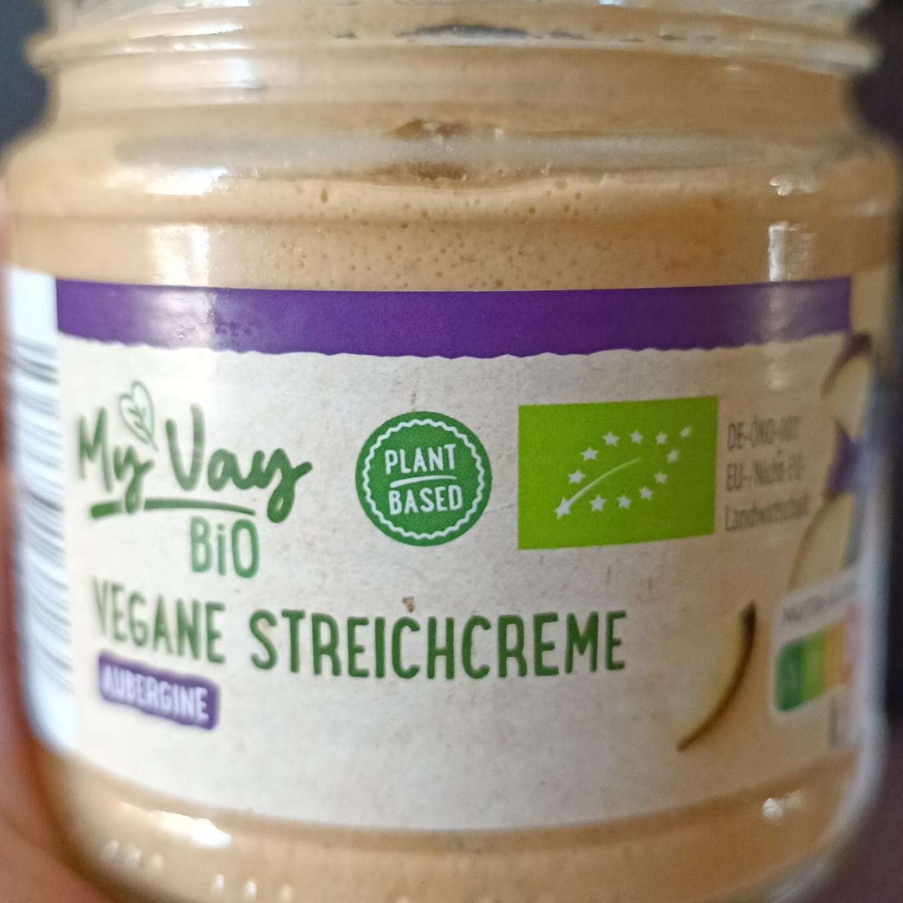 Fotografie - Bio vegane streichcreme aubergine My Vay