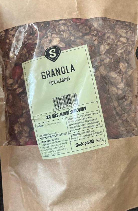 Fotografie - Granola čokoládová Svět plodů