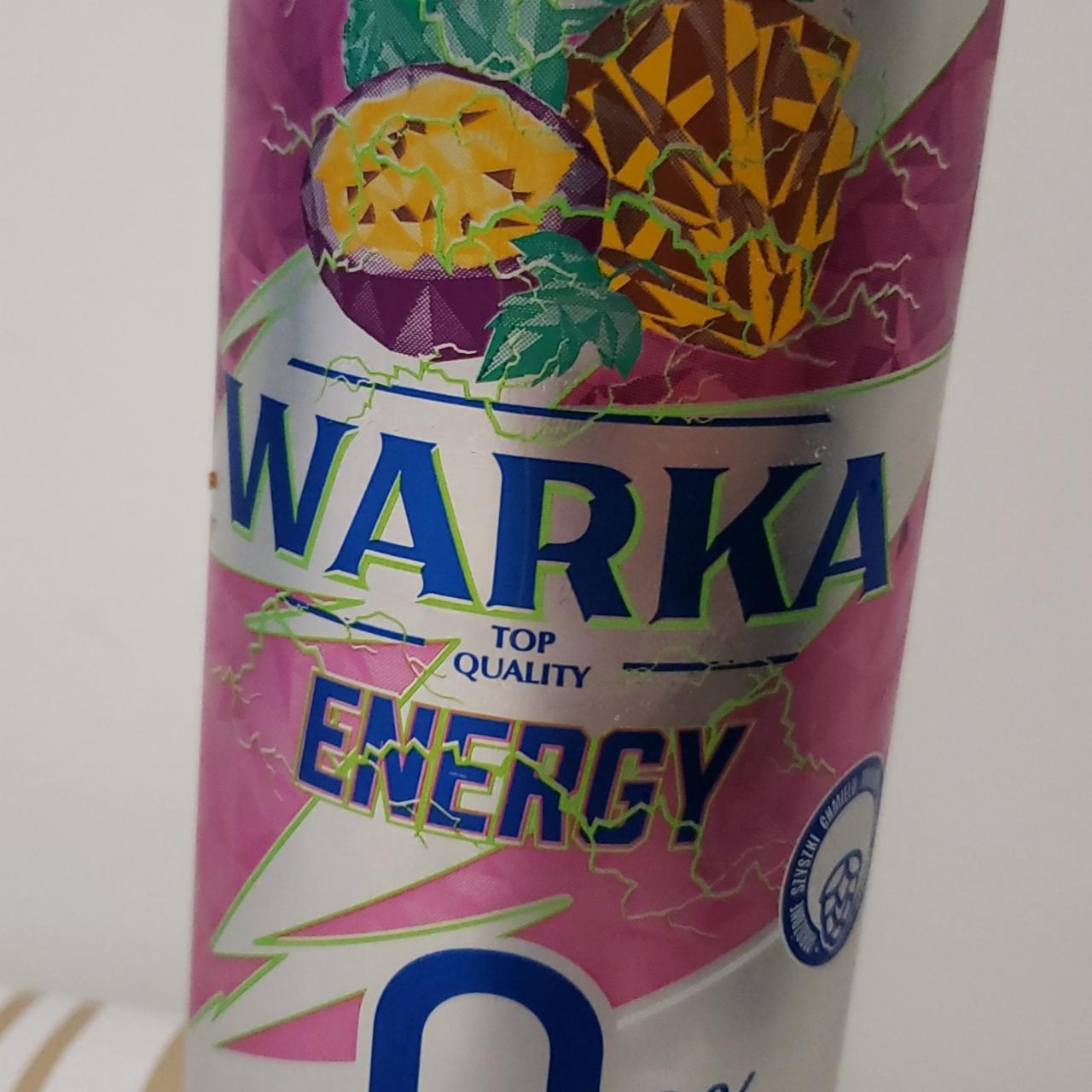 Fotografie - Energy 0,0% ananas i marakuja Warka