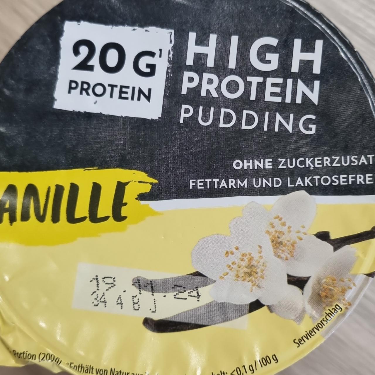 Fotografie - High protein pudding vanille Pilos