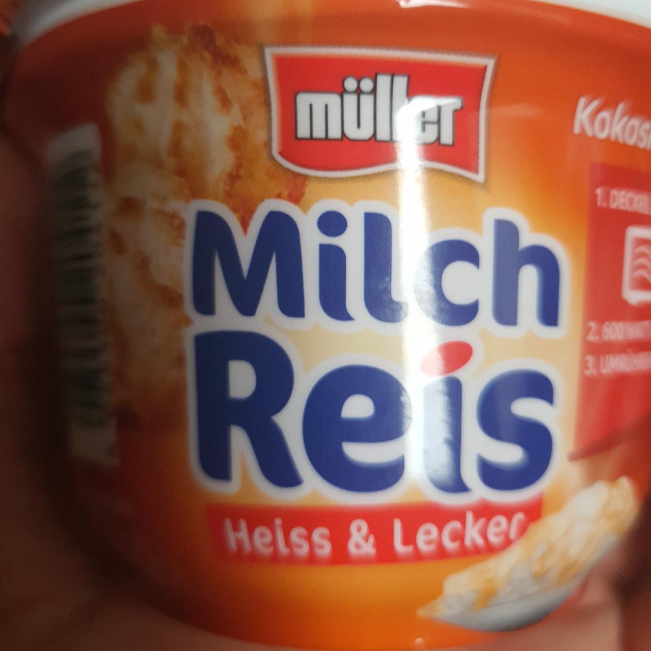 Fotografie - Milch Reis Heiss & Lecker Typ Kokosmakrone Müller